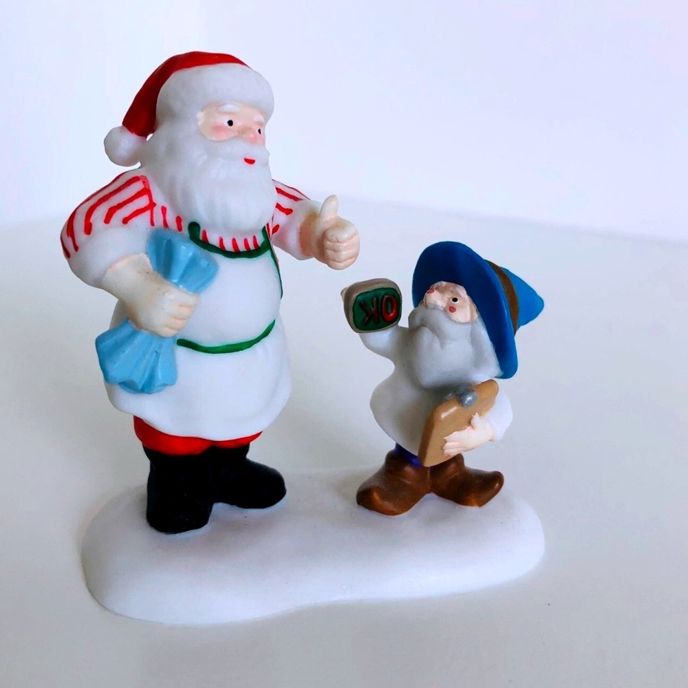 Department 56 North Pole Series "Checking It Twice Wind-Up Toys" Retired No Bo
